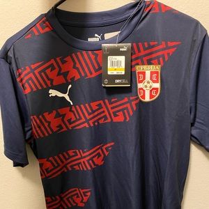 size M serbia away soccer jersey! NWT!